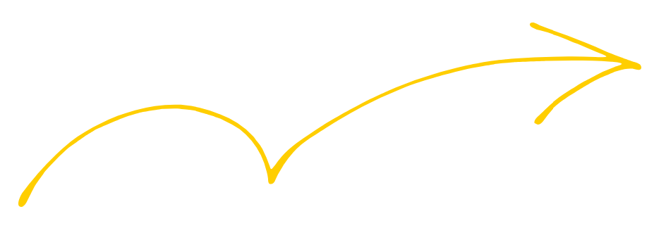 Yellow Bounce Arrow Right